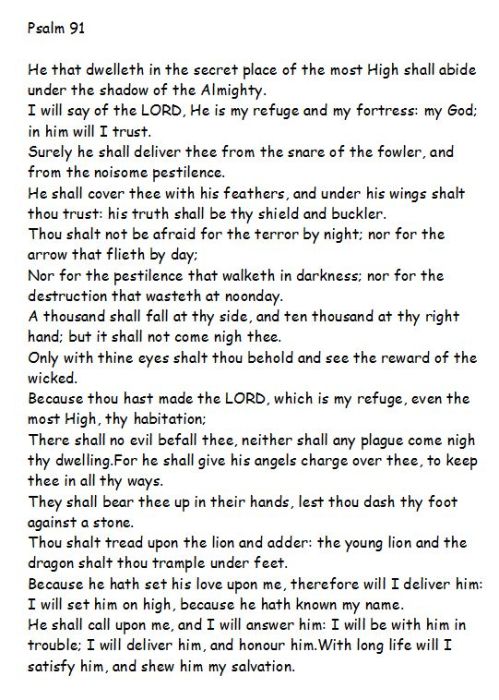 Psalm 91 - The Great Psalm