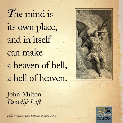 john milton quote - paradise lost